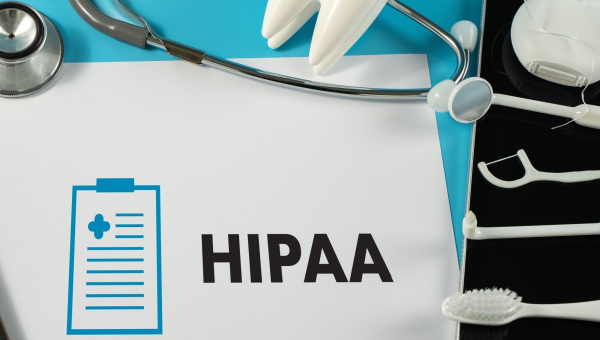 A graphic on HIPAA in the dental industry
